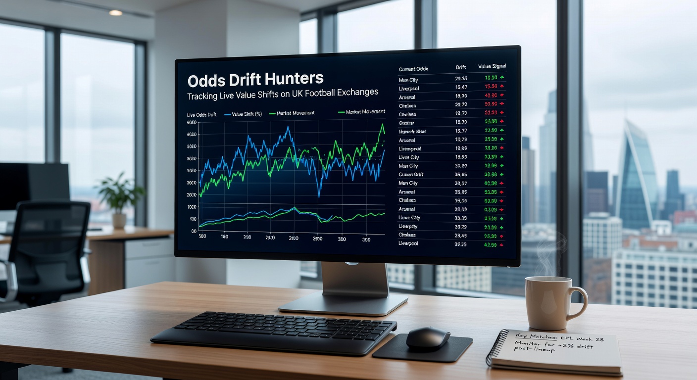 Screenshot of a betting exchange interface highlighting a live odds drift on Manchester United vs. Liverpool, with lay bets stacking and prices lengthening