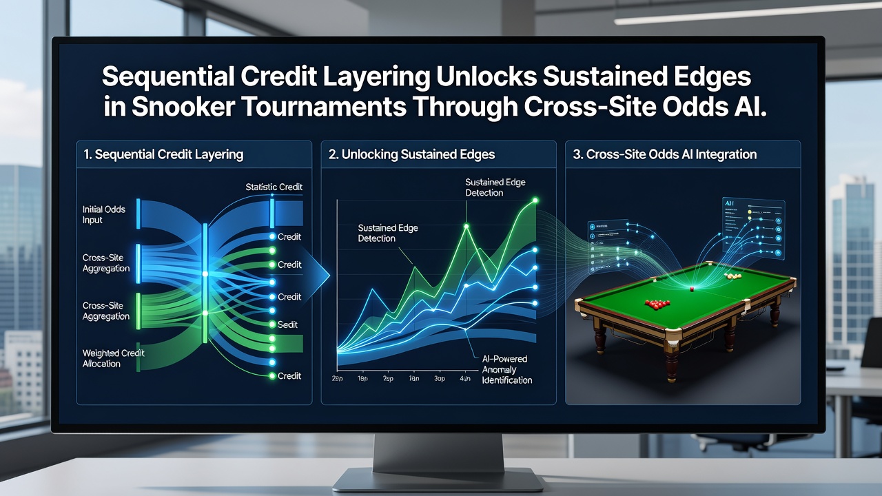 Multiple betting platform interfaces showing aligned snooker odds and credit balances